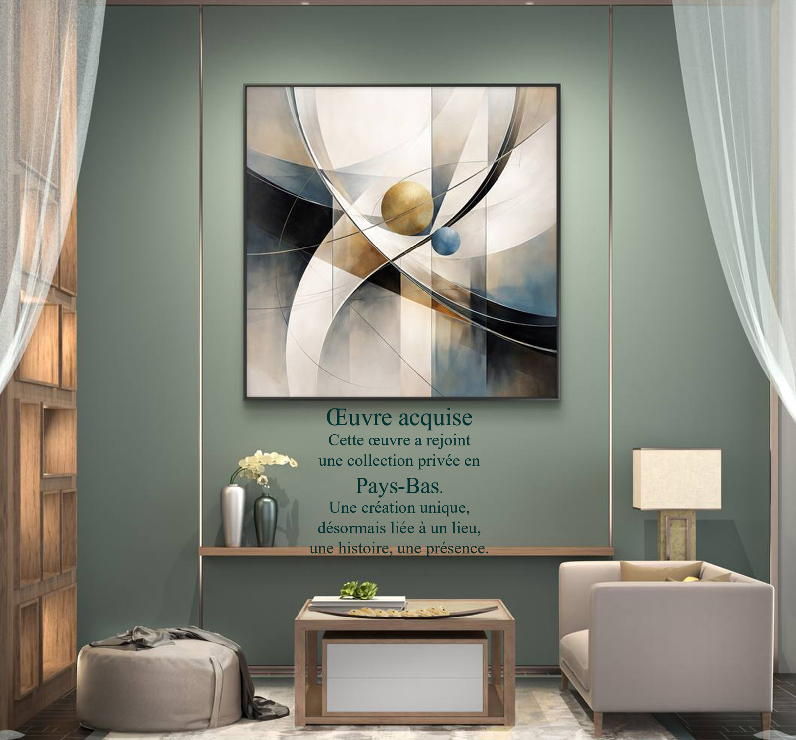 Abstract Hand-Carved Painting –Unique Artwork – Maria Ruisi - Europe -2022