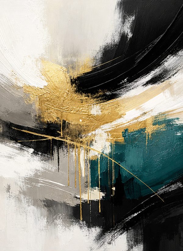 Abstract landscape-inspired contemporary artwork in warm ochre tones. Fine Art 100% cotton